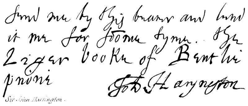 Sir John Harrington av English School