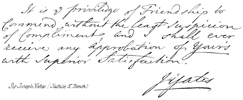 Sir Joseph Yates (Justice K Bench) av English School