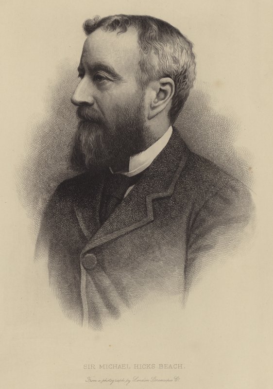 Sir Michael Hicks Beach av English School