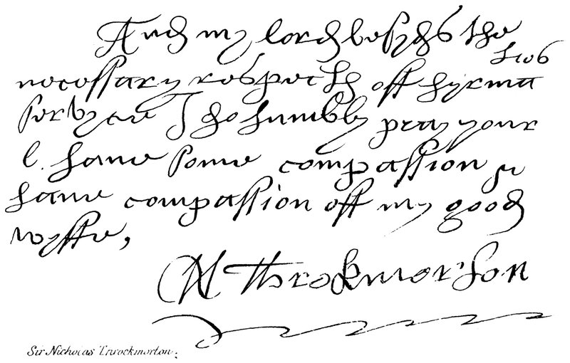 Sir Nicholas Throckmorton av English School
