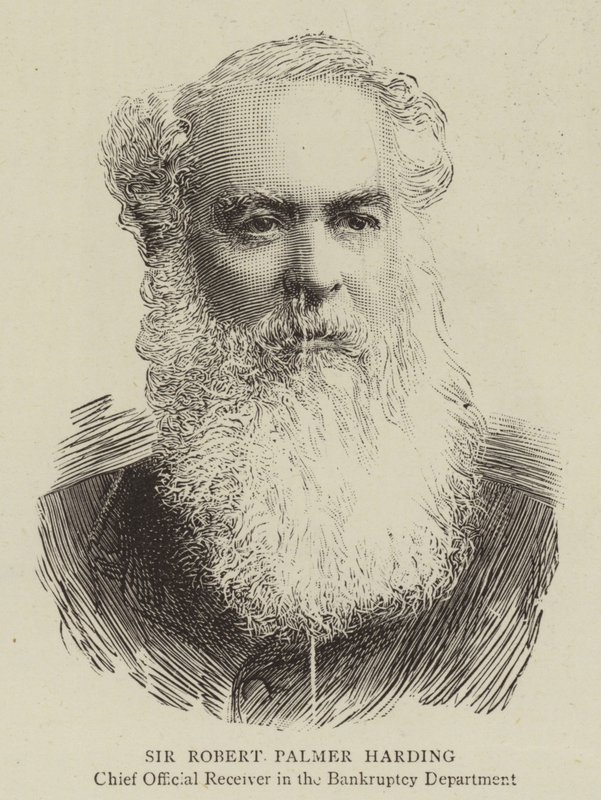 Sir Robert Palmer Harding (gravyr) av English School