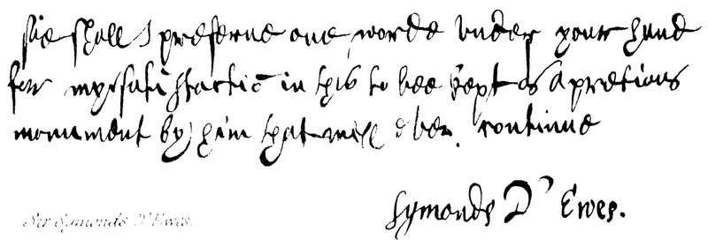 Sir Simonds D