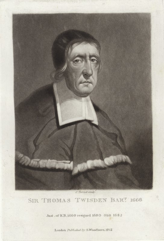 Sir Thomas Twisden Baronet av English School