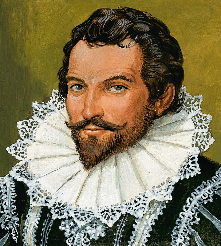 Sir Walter Raleigh swed av English School