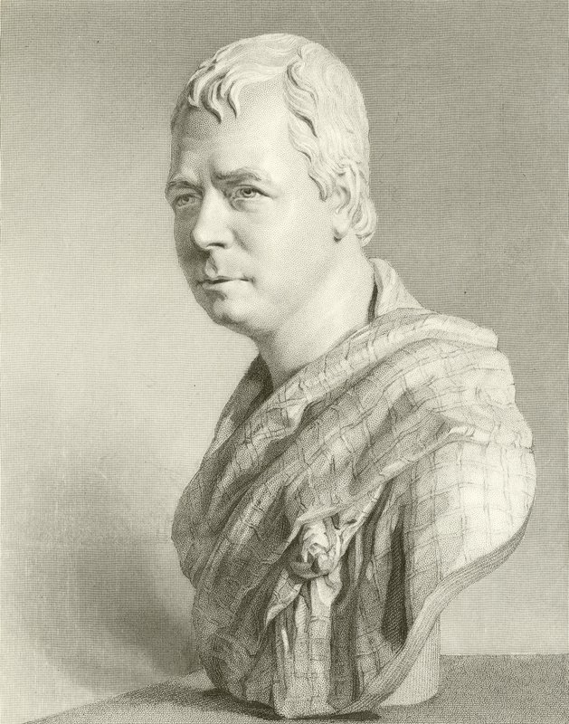 Sir Walter Scott av English School