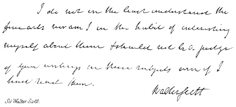 Sir Walter Scott av English School