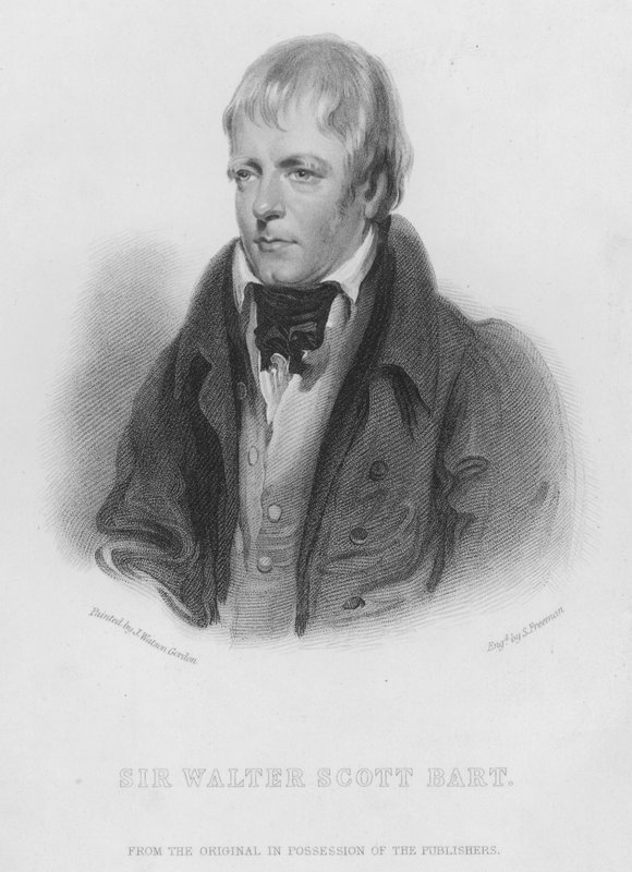 Sir Walter Scott, Baronet (gravyr) av English School