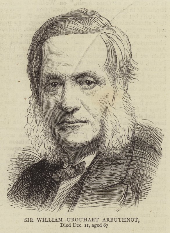 Sir William Urquhart Arbuthnot (gravyr) av English School