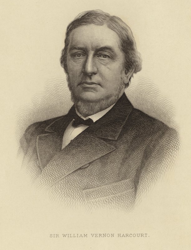 Sir William Vernon Harcourt av English School