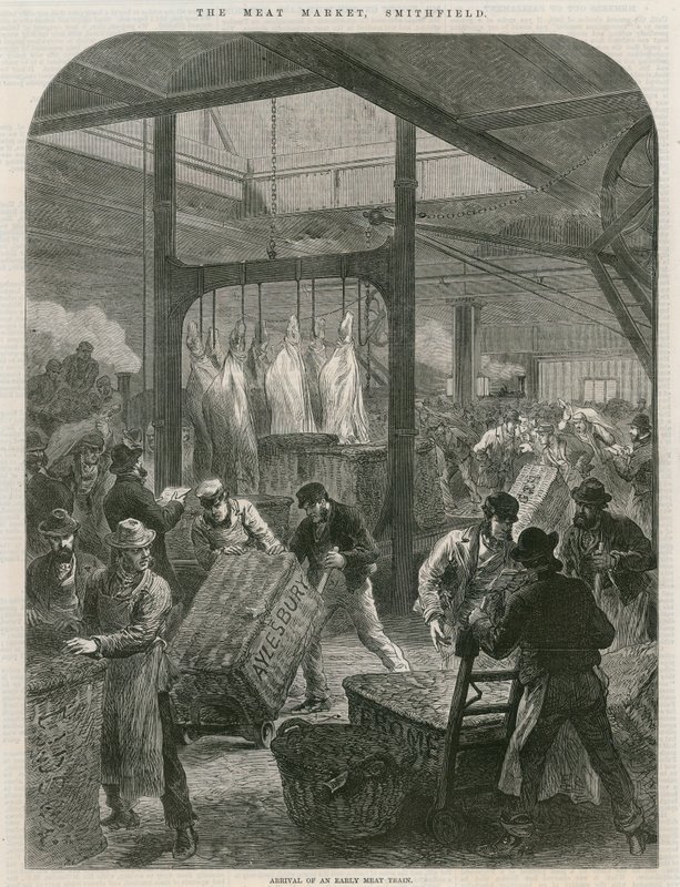 Smithfield marknaden av English School