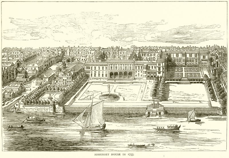 Somerset House 1755 av English School