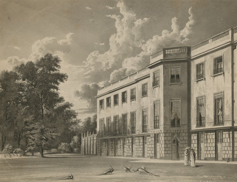 Söder framsidan av Carlton House av English School