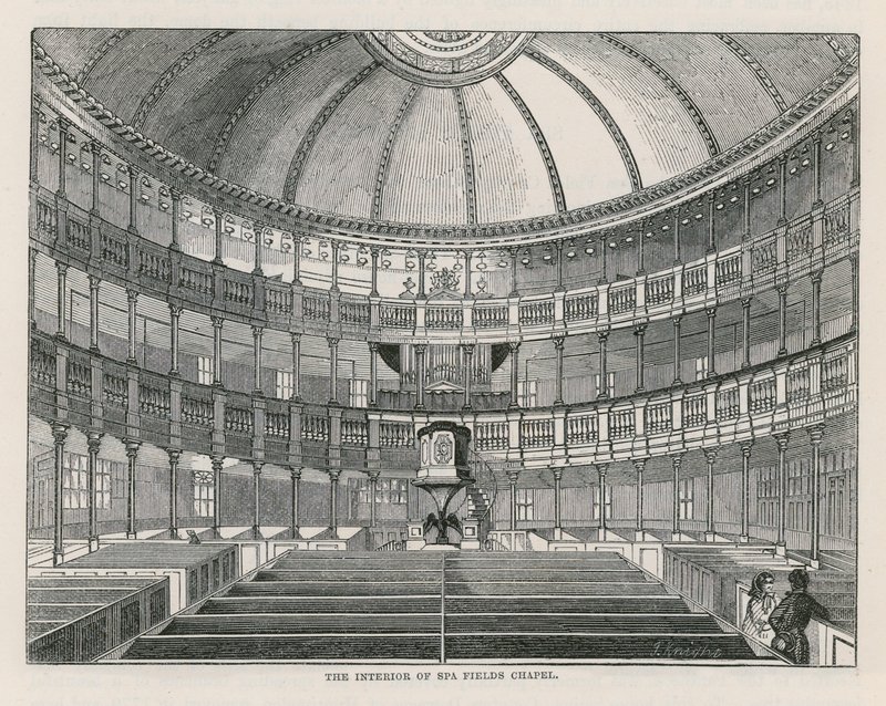Spa Fields Chapel, Clerkenwell av English School