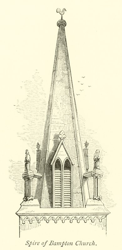 Spire of Bampton Church av English School