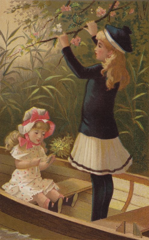 Vårblommor (chromolitho) av English School