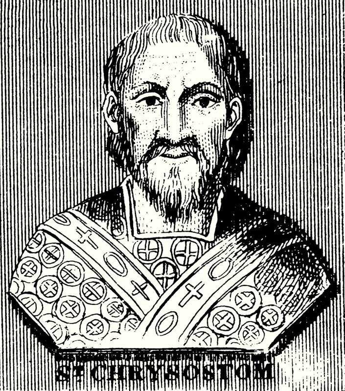 St Chrysostomus (gravyr) av English School