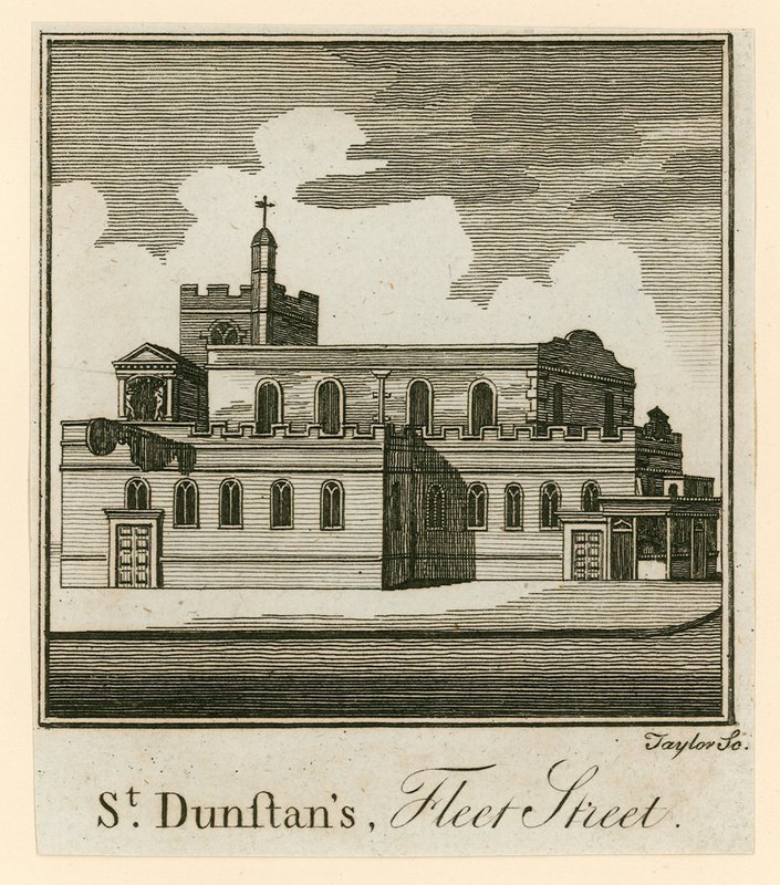 St Dunstans, Fleet Street, London av English School