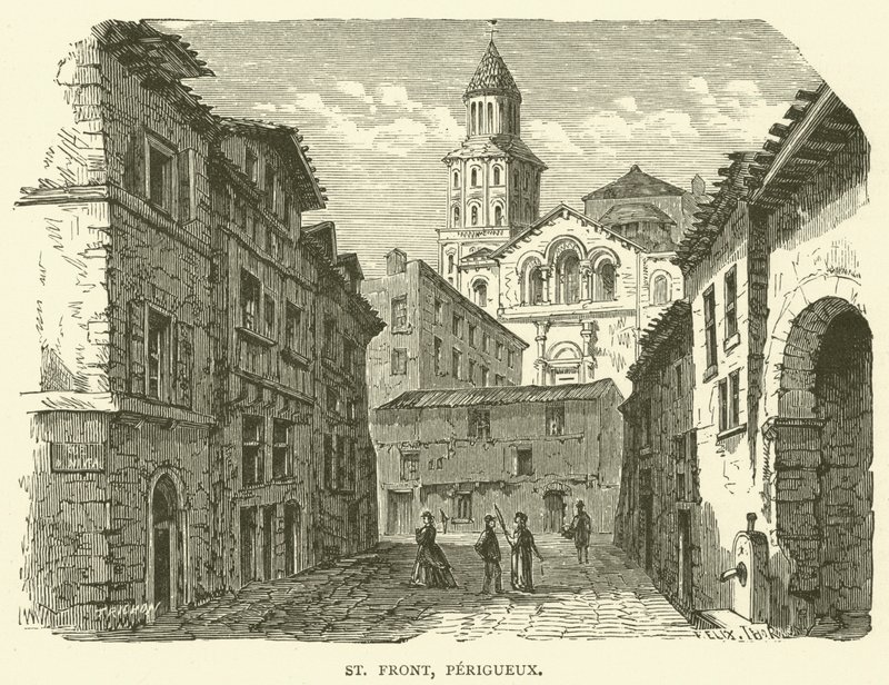 St Front, Perigueux (gravyr) av English School