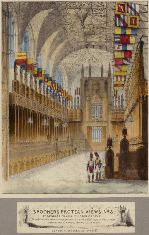 St Georges Chapel, Windsor Castle av English School