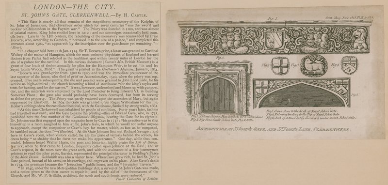 St Johns Gate, Clerkenwell av English School