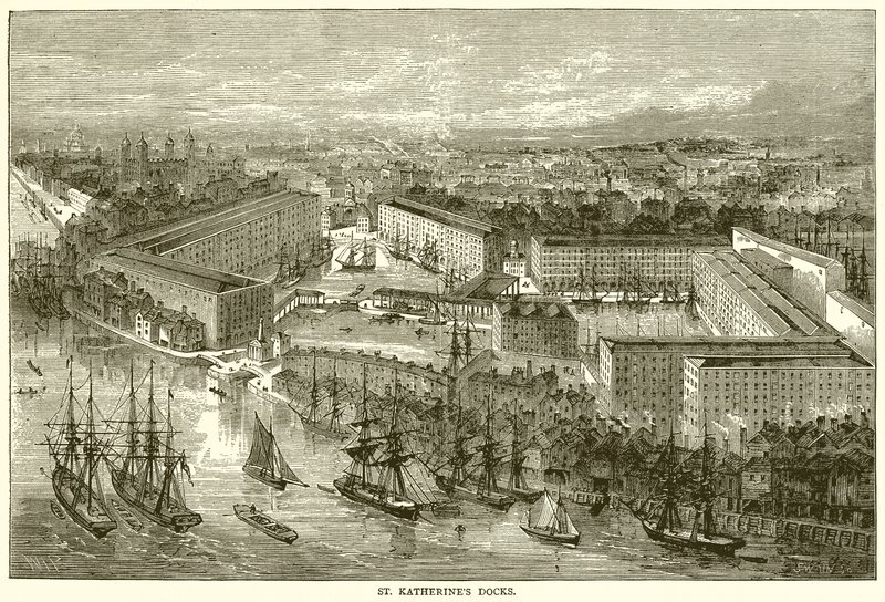 St. Katherines Docks av English School
