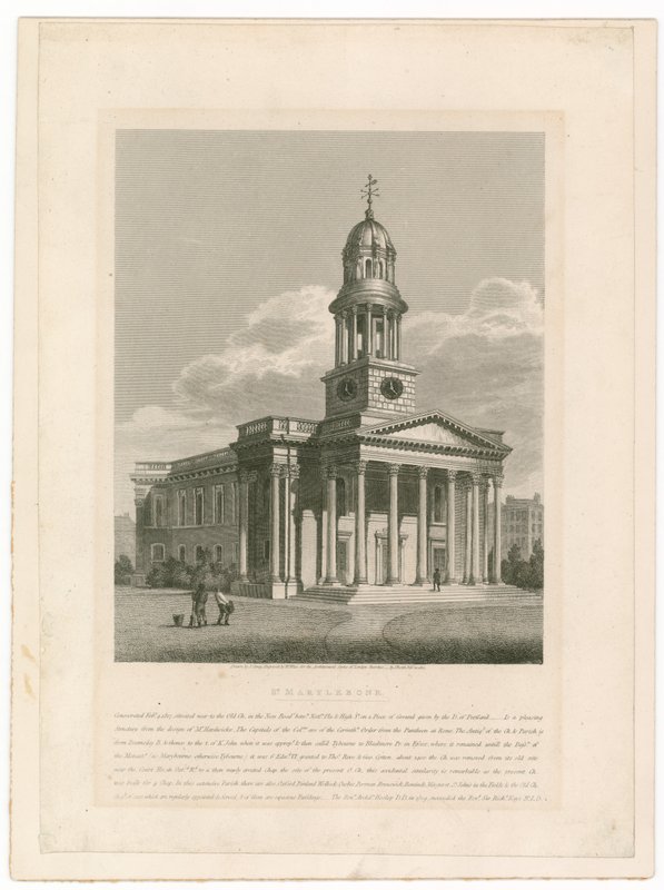 St Marylebone kyrka av English School
