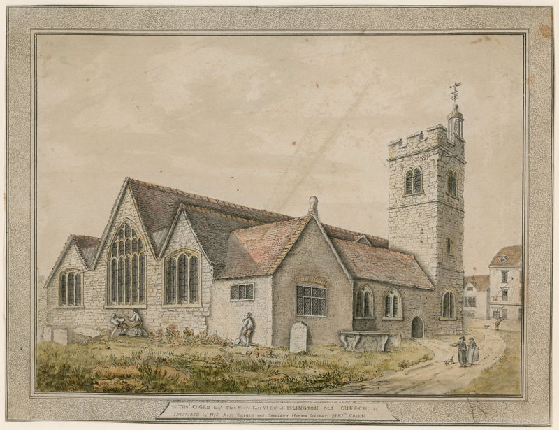 St Marys (gamla kyrkan), Islington av English School