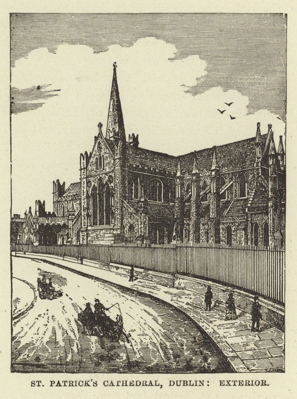 St Patricks Cathedral, Dublin, Exteriör av English School