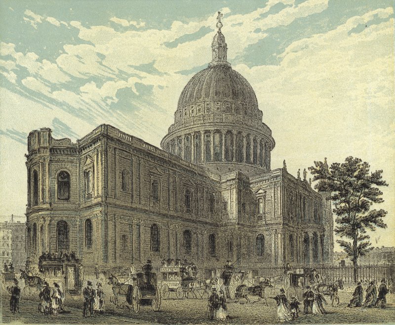 St Pauls Cathedral, North Eastern View av English School
