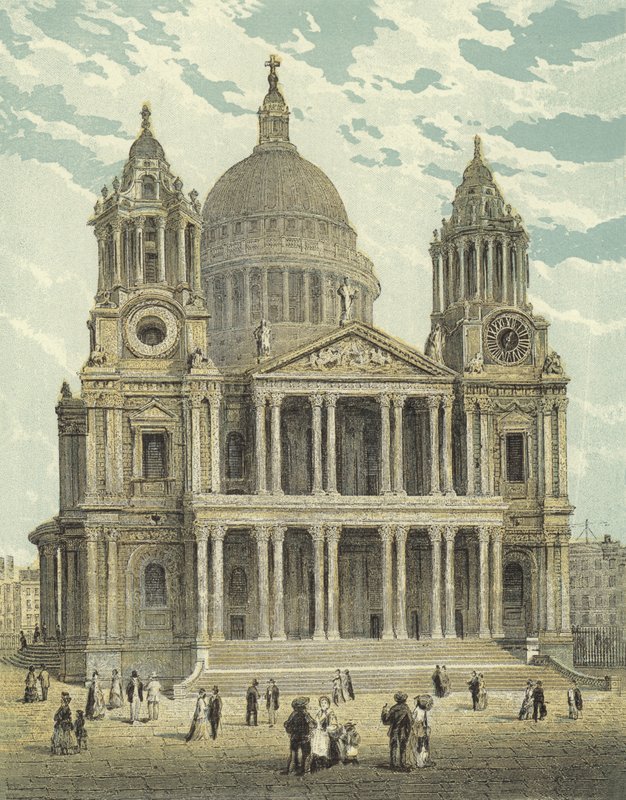 St Pauls Cathedral, Västfronten av English School