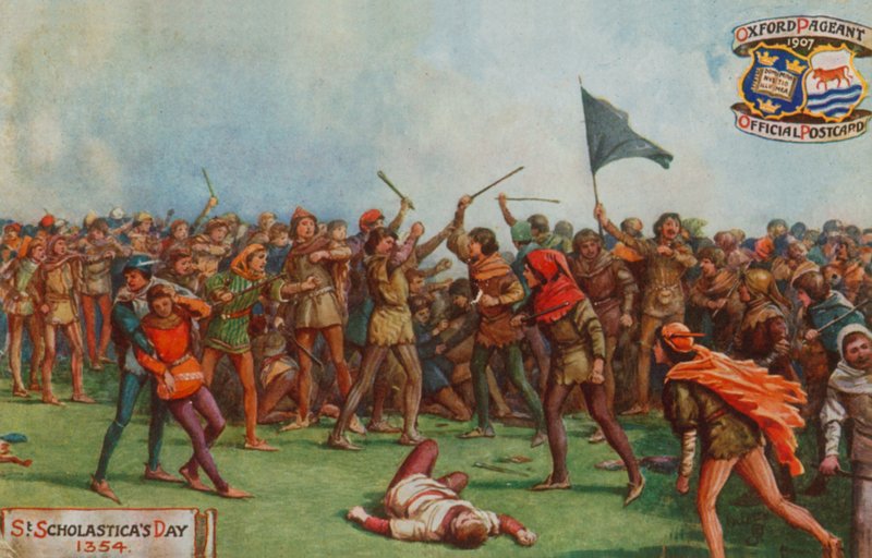 St Scholasticas dag, 1354 av English School