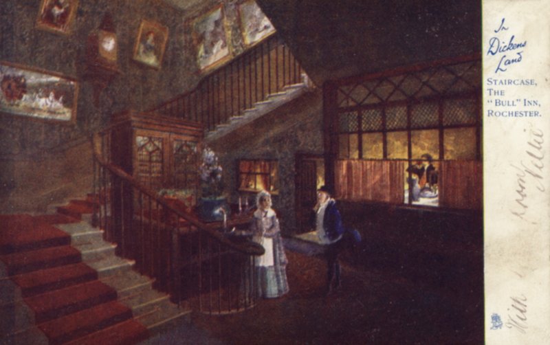 Trappa, The Bull Inn, Rochester av English School