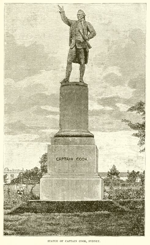 Staty av kapten Cook, Sydney av English School