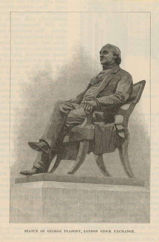 Staty av George Peabody av English School