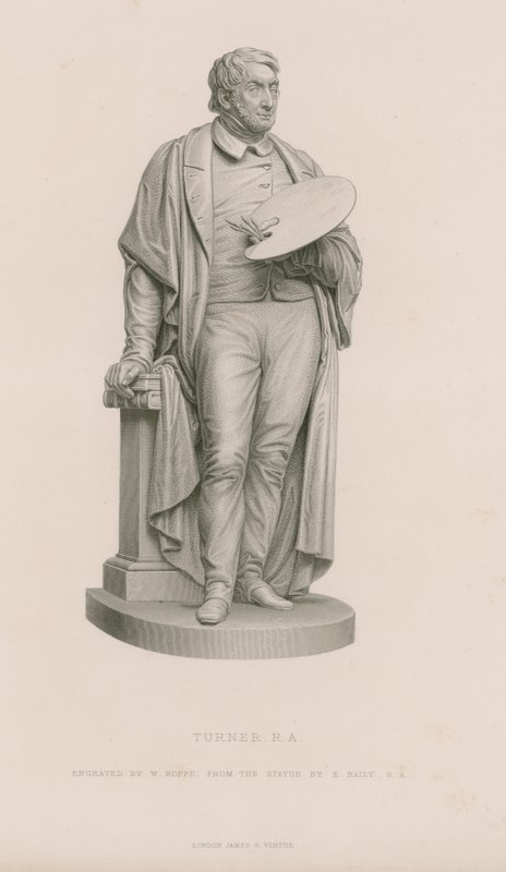 Staty av JMW Turner av English School