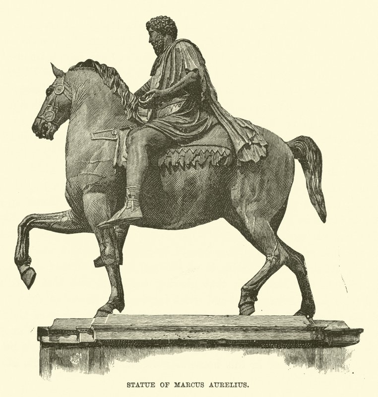 Staty av Marcus Aurelius av English School