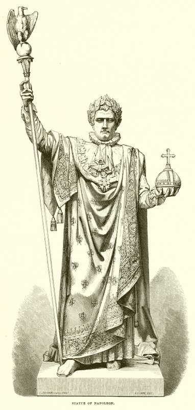 Staty av Napoleon av English School