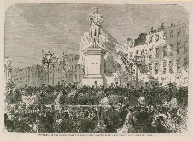 Staty av Richard Cobden av English School