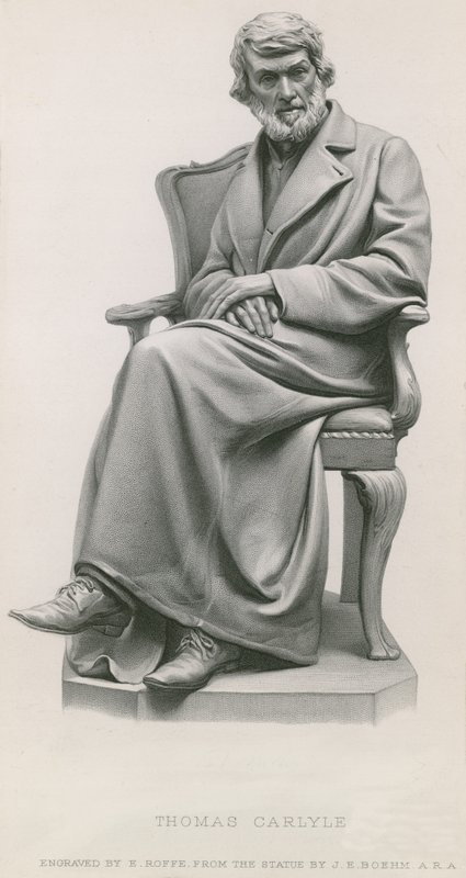 Staty av Thomas Carlyle av English School