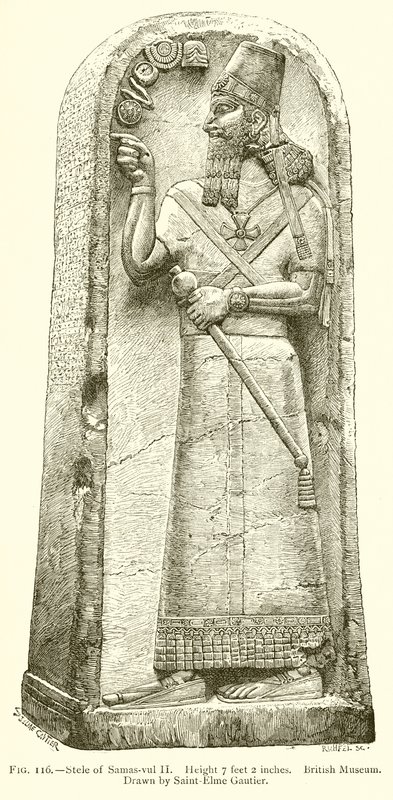Stele of Samas-Vul II av English School