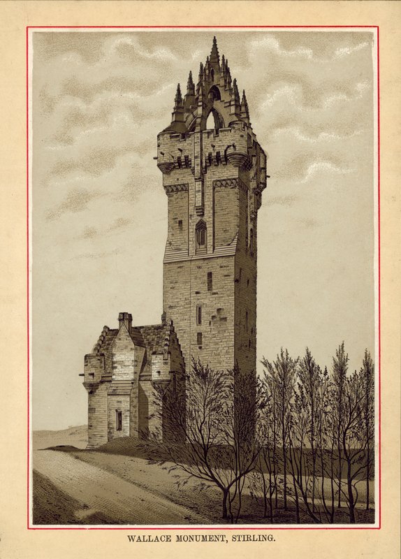 Sterlingvyer (litografi) av English School
