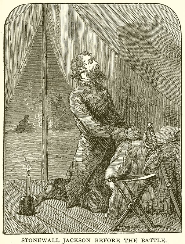 Stonewall Jackson före slaget av English School