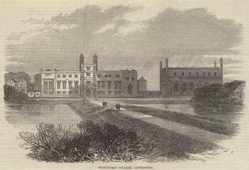 Stonyhurst College, Lancashire (gravyr) av English School