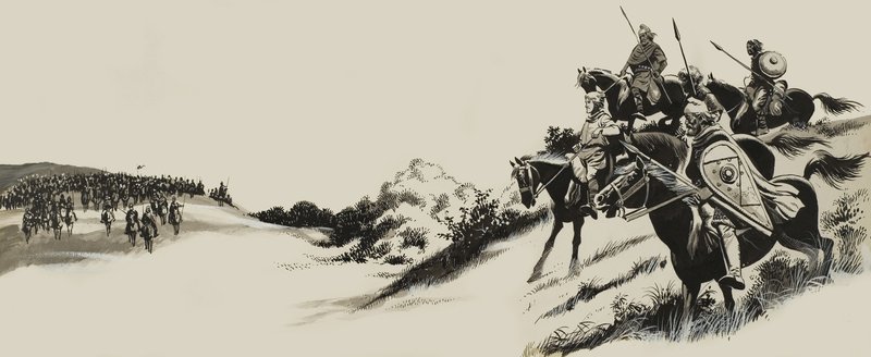 Berättelse illustration av English School