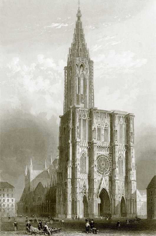 Strasbourg katedral onsdag av English School