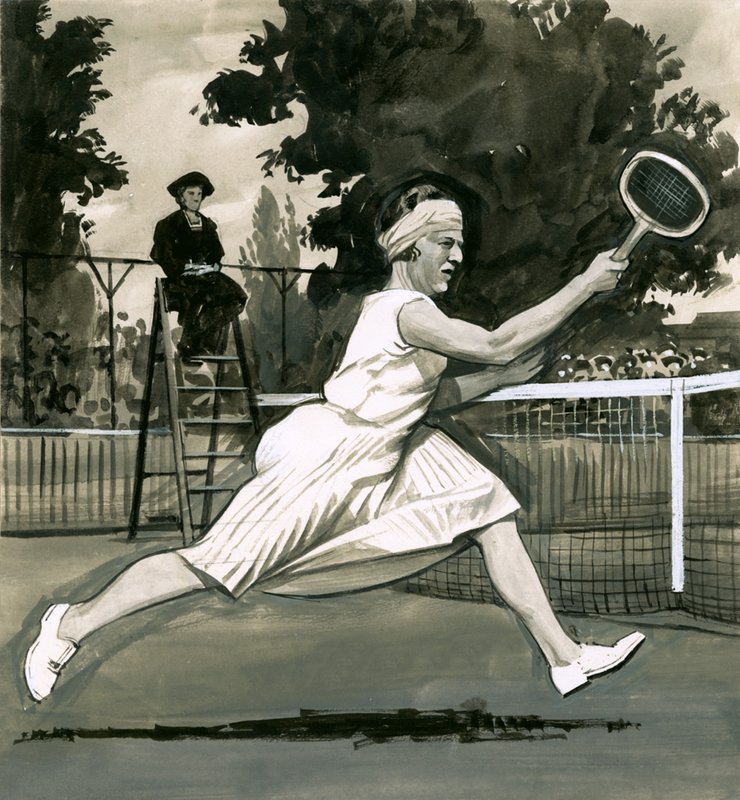 Suzanne Lenglen, damsingelmästaren av English School