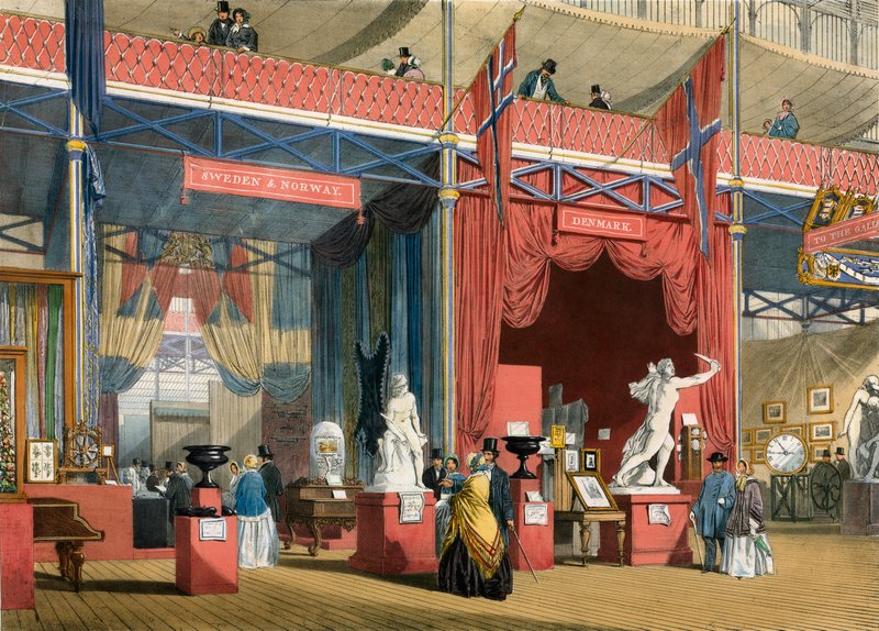Sverige och Danmark, Stora utställningen, 1851 av English School