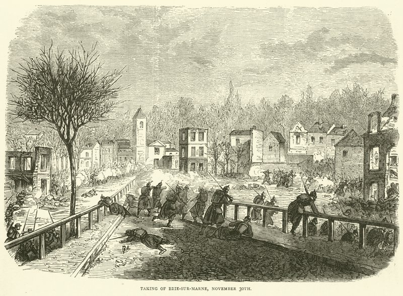 Intagande av Brie-sur-Marne, 30 november, november 1870 av English School