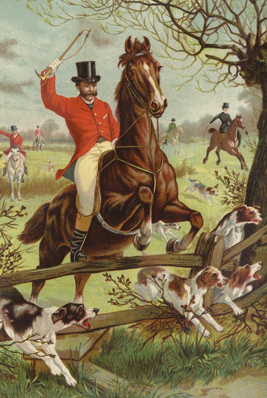 Tally-ho! (kromolit) av English School