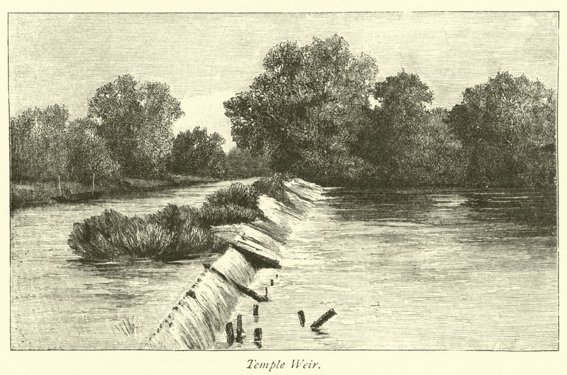 Temple Weir av English School